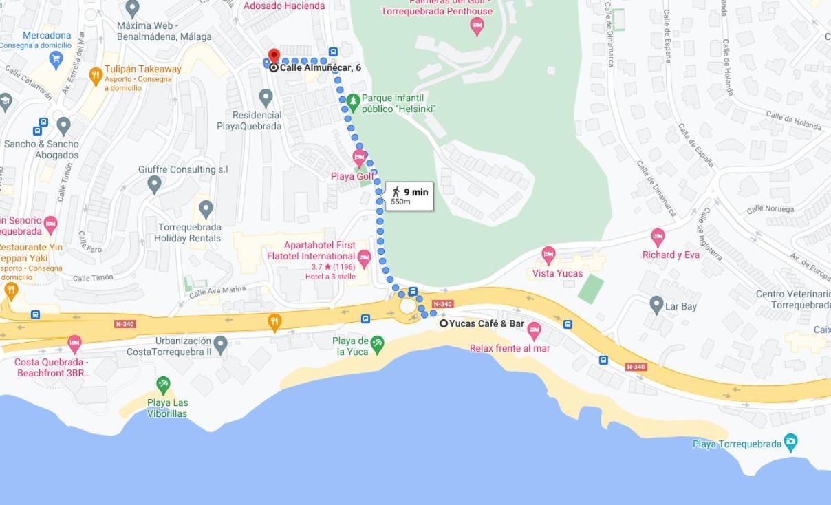 Yucas Playa B&B Benalmádena Zewnętrze zdjęcie